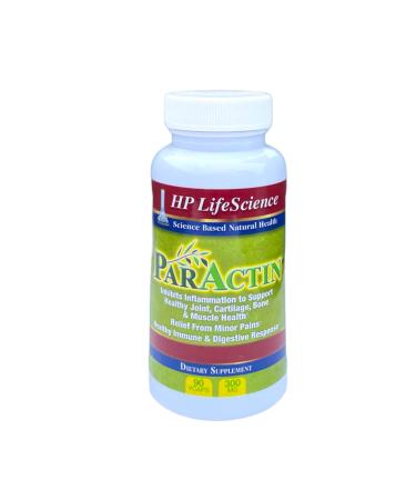 HP LIFESCIENCE - ParActin Supplement 300mg 90 Capsules- Helps Support Cartilage Joint Function Immune System Support Inhibits Minor Pain & Discomfort Associated with Over Exertion