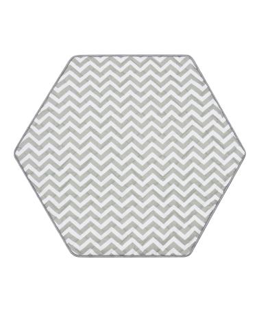 Minnebaby Hexagon Playpen Mat Compatible with hiccapop Portable Playpen & Regalo Play Yard, Non-Slip Playard Pad, Comfortable and Portable Playmat Wave - Buy Online on GoSupps.com