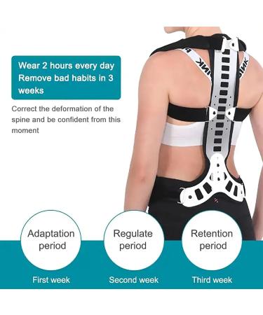 Orthosis Cervical Thoracic Halo Brace Metal Spinal Auxiliary Orthosis Adjustable Rigid Metal Extension Back Straightener Brace Vest for Kyphosis Humpback Thoracic Spinal Support Pain Relief Medium - Buy Online on GoSupps.com