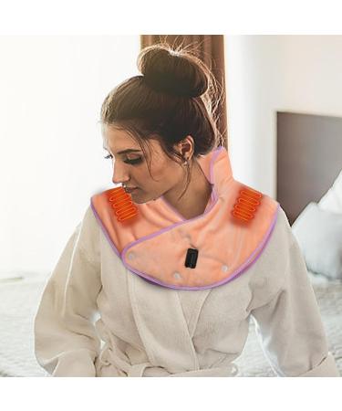 Leryveo Electric Neck & Shoulder Wrap - Warm Shoulder Pad with 3 Heating Settings | Fast Heating Safe Heating Pillows for Men & Women - Pink - Buy Online on GoSupps.com