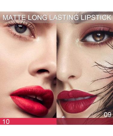 EVPCT DNM 6Pcs Red Matte Waterproof Color Stay Lipstick Set for Women - Long Lasting 24-Hour, 6 Count - Buy Online on GoSupps.com
