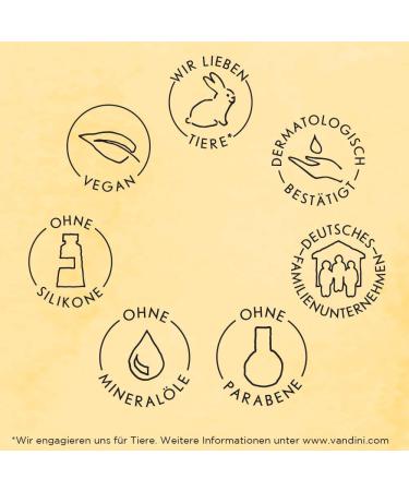 Vandini Vitality Hand Cream for Women - Vegan Intensive Moisturizer with Vanilla Bloom & Macadamia Oil - 3x75ml - Paraben & Silicone Free Ideal for Dry Skin - Buy Online on GoSupps.com