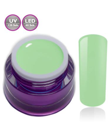 Buy Young Neon Pastel Green Mint UV LED Nail Gel - 5ml Studio Quality | RM Beautynails - International Shipping - Buy Online on GoSupps.com