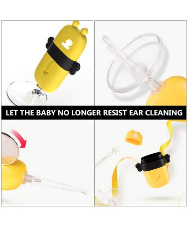 NUOBESTY Kids Ear Cleaning Tools with LED Lighting - Safe Ear Wax Pick and Scraper for Babies - Ear Spoon Remover and Curette for Ear Hygiene - Buy Online on GoSupps.com