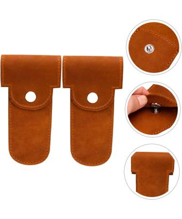 Beavorty 10 PTH Leather Razor Case - Stylish Storage for Men's Baldness Razors & Accessories | Portable Handbag Solution - Buy Online on GoSupps.com