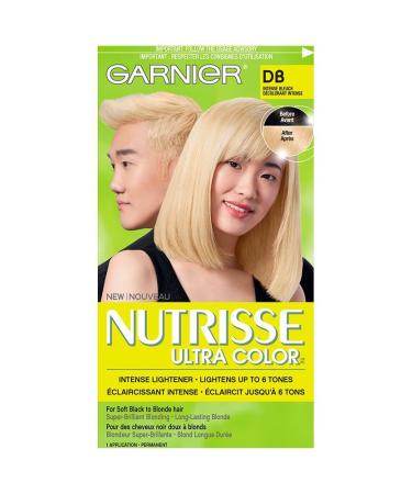 Garnier Nutrisse Ultra Color Intense Bleach DB Intense Lightener for Soft Black to Blonde Hair Enriched With Avocado Oil 1 Application BLEACH Db Intense Bleach