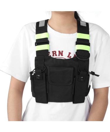 Chest Harness Front Pack Chest Harness Front Pouch Skin Friendly Washable Nylon for UV-5R 82 9R XR for Men Women - Buy Online on GoSupps.com
