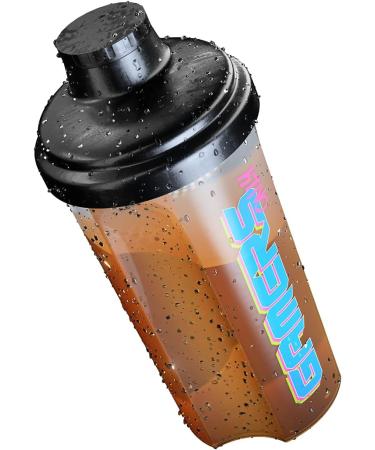 Gamers ONLY Classic Clear XL Shaker - Leak-Proof Dishwasher Safe BPA-Free with Measuring Scale & Sieve - Perfect for International Shipping - Buy Online on GoSupps.com