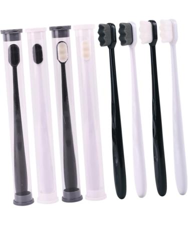 ULTECHNOVO Portable 2pcs White Household Bristle Toothbrush - Eco-Friendly Dental Care for All Ages - Buy Online on GoSupps.com