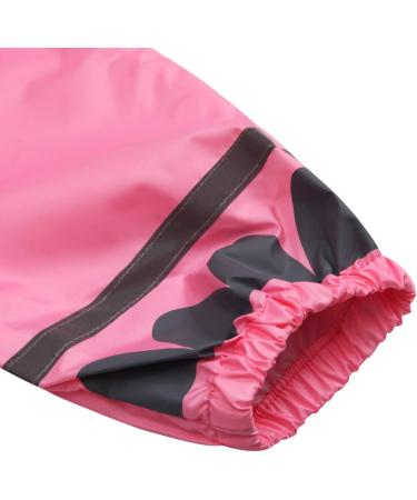 Kids Button Rain Suit | Waterproof Hooded Raincoat Jumpsuit 7-9Y | Pink Rabbit - Buy Online on GoSupps.com