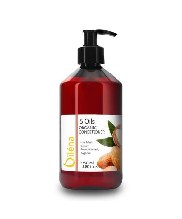 O l na Professional hair treatment with 5 hair oils and provitamin B5 vitamins E & C - Repairing moisturizing and nourishing - Conditioner for all hair types - Anti-frizz - 250