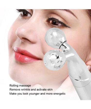 Buy Silver Electrical Facial Scooter Massager - Anti-Fold Slimming Tool for Skin Care - Buy Online on GoSupps.com