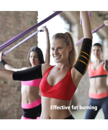 Artibetter Slimming Compression Arm Shaper - 2 Pairs Black Upper Arm Sleeves for Toning & Shaping - International Shipping Available - Buy Online on GoSupps.com