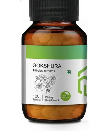 Vishopy Naturals Gokshura Tablets (Tribulus terrestris) All Natural Pure Herbs 500mg x 120 Tablets