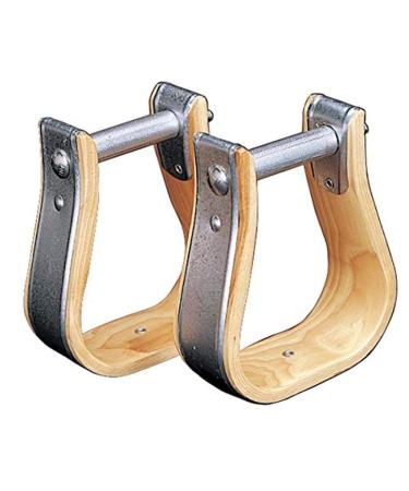Weaver Leather Child-Sized Wooden Stirrups, 4.5 Width, 2.5 Neck