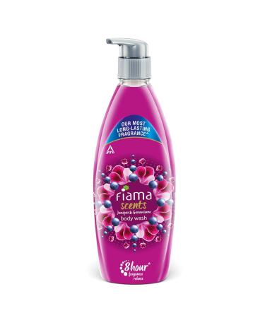 Fiama Scents Body Wash - with Juniper and Geranium 8 hour fragrance lock technology tested by dermatologists 500 ml