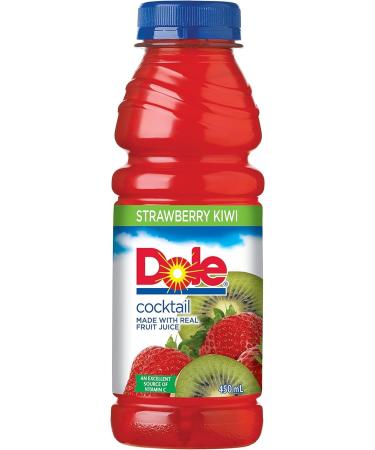 Dole Strawberry Kiwi Juice Cocktail 450 ml Bottles 12 Pack - Buy Online on GoSupps.com