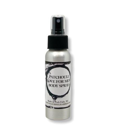 Patchouli Love for Men Perfume Body Spray 2.5 Ounces