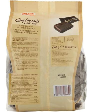 Backpacks Compliments Dark Chocolates with 70% Cocoa Approximately 260 Pieces in a 1kg Bag of 6 - Buy Online on GoSupps.com