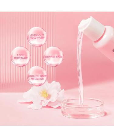 Sakura Toner for Face - Sakura Face Toner Essence Water - Sakura Water for Face - Moisture Hydrate Plump Facial Toner for Women - Smooth Tender Restore Elasticity - Improve Radiant Firm Lift Skin Pore - Buy Online on GoSupps.com