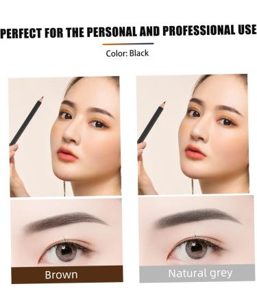 NOLITOY 12pcs Black Eyeliner 1 Eyebrow Pen Makeup Eye Lining Pencil Highlighter Water Proof Girl 1 count (Pack of 1) Black - Buy Online on GoSupps.com