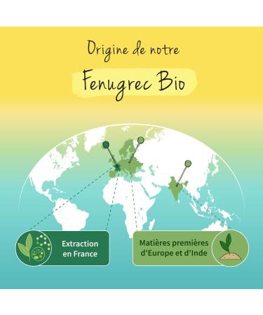 Fenugreek Organic 2900 mg | Extraction in France | 1.5% Saponins | DIGESTION + BREASTFEEDING | 120 Capsules | Vegan and No Additives | Vegavero  - Buy Online on GoSupps.com