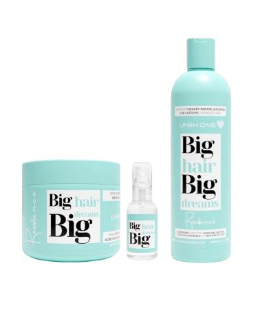 UNIIKON - Shampoo, Mask and Serum Set - Nourishing and Moisturizing - Repairs, Strengthens and Sublimates the Scalp - Fragile Hair - Resistance Range