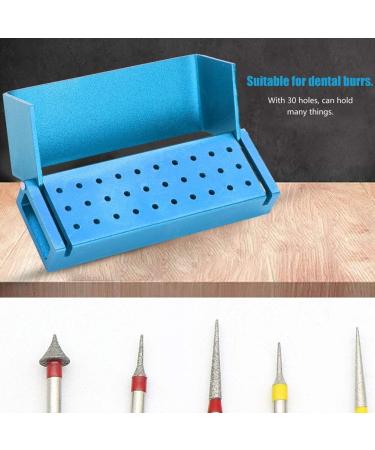 Dekayim Disinfection Box - 30 Holes Aluminum Case for Dental Burs | AutoClavable Tool Holder (Blue) - Shop Internationally! - Buy Online on GoSupps.com