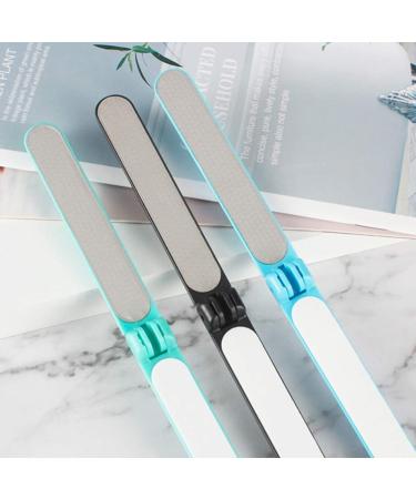 Desikixudy Folding Nail File Double Side Nail Grinding Sanding Remove Buffer UV Gel Polish Manicure Tool Blue - Buy Online on GoSupps.com