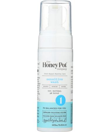 The Honey Pot Company Sensitive Wash  Herbal Infused Feminine Hygiene Natural Wash for Sensitive Skin Types  PH Balanced Plant Based Wash Free from Parabens and Sulfates  5.51 Fluid Oz. - Buy Online on GoSupps.com