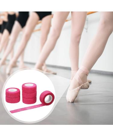 24 Roll Pink Toe Tape - Self-Adhesive Breathable Bandage Wrap for Dancers & Athletes | Elastic Sweatproof Blister Protection (5.47 Yards Each - Buy Online on GoSupps.com