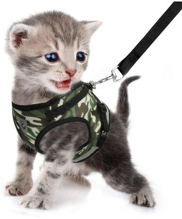 Femax Dog Harness and Leash Set - Soft Mesh Padded Reflective Adjustable for Dogs Puppies & Cats - Breathable Walking & Training - XL Camouflage (47-52 cm) - Buy Online on GoSupps.com