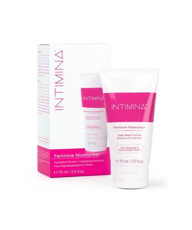 Intimina Feminine Moisturizer - Vaginal Moisturizer - Personal Lubricant for Women Water Based Lubrication for Toys Kegel Balls and Menstrual Cups 1 2.50 Fl Oz (Pack of 1)