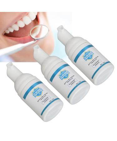 3 Pack Teeth Whitening Foam Instant Whitening Stain Removal Long Lasting Fresh Herbal Formula for Radiant Smile