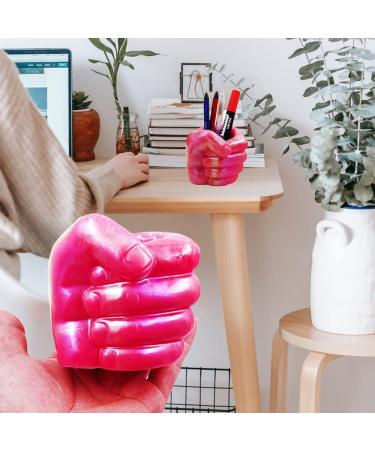 Fist Shape Silicone Mold for Concrete Flower Pots | DIY Jewelry Holder & Succulent Planter | Resin Casting, Plaster, Clay | Home Decor Craft Mold - Buy Online on GoSupps.com
