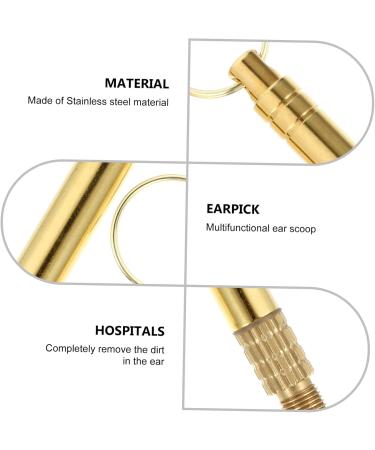 TOVINANNA 3pcs Multipurpose Ear Cleaning Tools Professional Brass Earwax Removal Kit Non-Slip Handle for Ear Wax Removal and Canal Massage - Buy Online on GoSupps.com