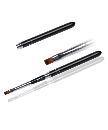 Professional UV Gel Brush Size 4 | Nail Design & Art Brush | Black | Perfect for Nail Artists - Buy Online on GoSupps.com