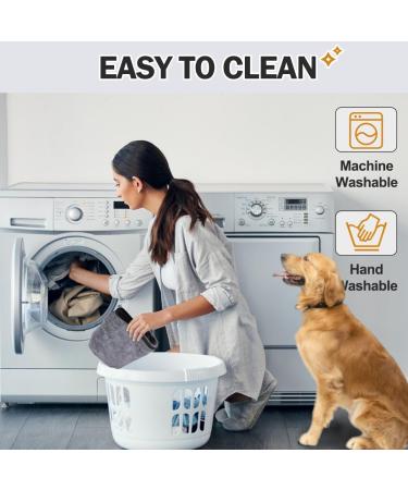 HezzLuv XL Grey Super Absorbent Pet Bathrobe for Dogs - Microfiber Drying Coat Towel - Portable Dog Shower - Small, Medium, & Large Dogs - Buy Online on GoSupps.com