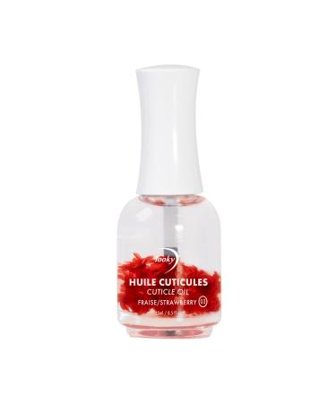 Looky Cuticle Oil - Strawberry Scent - Nourishing Jojoba Oil with Vitamins E & B - Moisturizes Revitalizes Nails Strengthens Cuticles - Fast-Absorbing Non-Greasy - Salon Quality Nail Health Essential - 15ml (0.5fl oz) #3 Strawberry