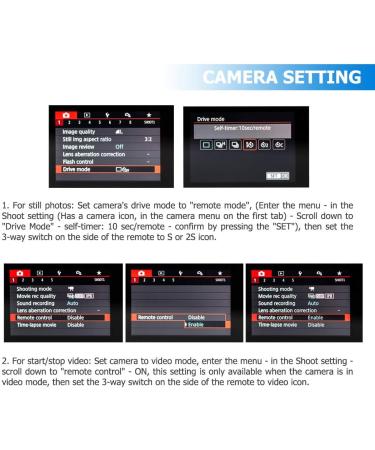 JJC Bluetooth Wireless Remote Shutter for Canon EOS R/RP/M50/M6 G7X III/G5X II Camera - Buy Online on GoSupps.com
