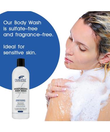 Moisturizing Body Wash 16 oz: Gentle Body and Facial Cleanser - Sulfate-Free No Fragrance - Normal and Sensitive Skins - Vegan Gluten and Cruelty Free - Unscented Hypoallergenic 16 Fl Oz (Pack of 1) - Buy Online on GoSupps.com