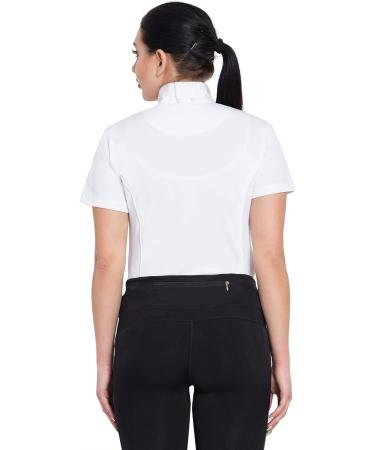 TuffRider Kirby Kwik Dry Show Shirt - Women's Medium White/White - Buy Online on GoSupps.com