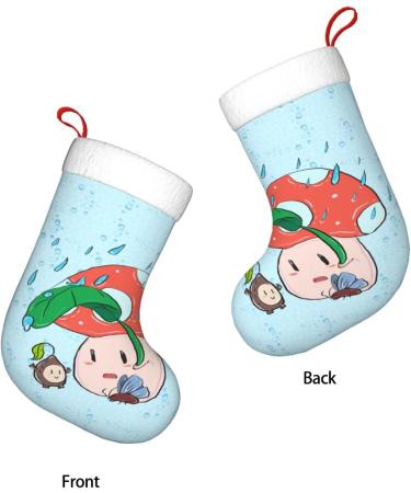 YYHHAOFA Sunflower Seeds and Mushroom Prints Christmas Decorative Stockings : Soft Light and Tactile Suitable for Christmas Holiday Party - Buy Online on GoSupps.com