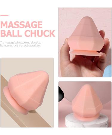 Healeeved 2-St Fascienball Massage Ball - Deep Tissue & Yoga Massage Device with Suction Cup for Sore Muscles Back Pain Relief and Fitness Recovery - Buy Online on GoSupps.com