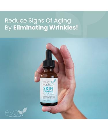 Eva Naturals Skin Firming Serum (2 Pack) - Firm & Refine Loose Skin & Wrinkles with Amino Acids, Hyaluronic Acid & Niacinamide - Buy Online on GoSupps.com