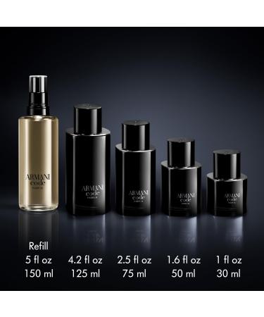 Armani Beauty - Code - Parfum - Cologne for Men - Fresh & Aromatic Men s Fragrance - Bergamot Clary Sage Tonka Bean Notes 5 Fl Oz (Pack of 1) - Buy Online on GoSupps.com