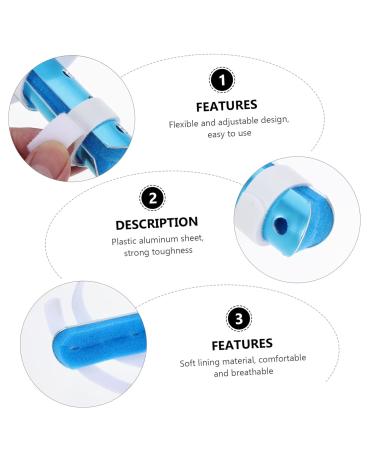 FRCOLOR 3pcs Finger Splint Metal Bracket - Breathable Aluminum Alloy Finger Stabilizer for Broken Finger Support - Buy Online on GoSupps.com