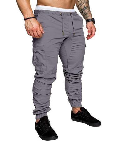 Men's Wide Jogging Pants 2023 - Loose Casual Hipster Training Trousers | 5XL Gray Overalls - Buy Online on GoSupps.com
