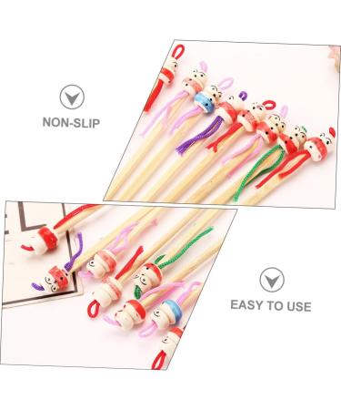 Didiseaon 100Pcs Ear Wax Removal Tools Natural Handmade Ear Cleaning Picks with Hanging Pendants Earwax Cleaning Tools for Safe and Gentle Ear Care - Buy Online on GoSupps.com