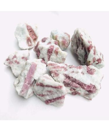 100g Rough Natural red Tourmaline Crystal Quartz gem Stone Rock and Specimen for Crafts Natural Stones and Minerals - Buy Online on GoSupps.com